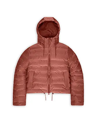 RAINS | Steppjacke LOHJA SHORT PUFFER JACKET | orange